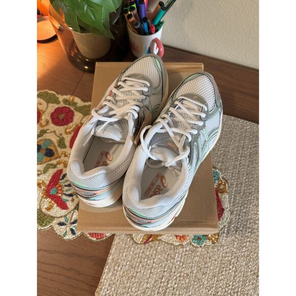 Asics GT-2160 Miami Dolphins White Metallic Silver Aqua Blue Orange 1203A275 108 - Picture 5 of 9